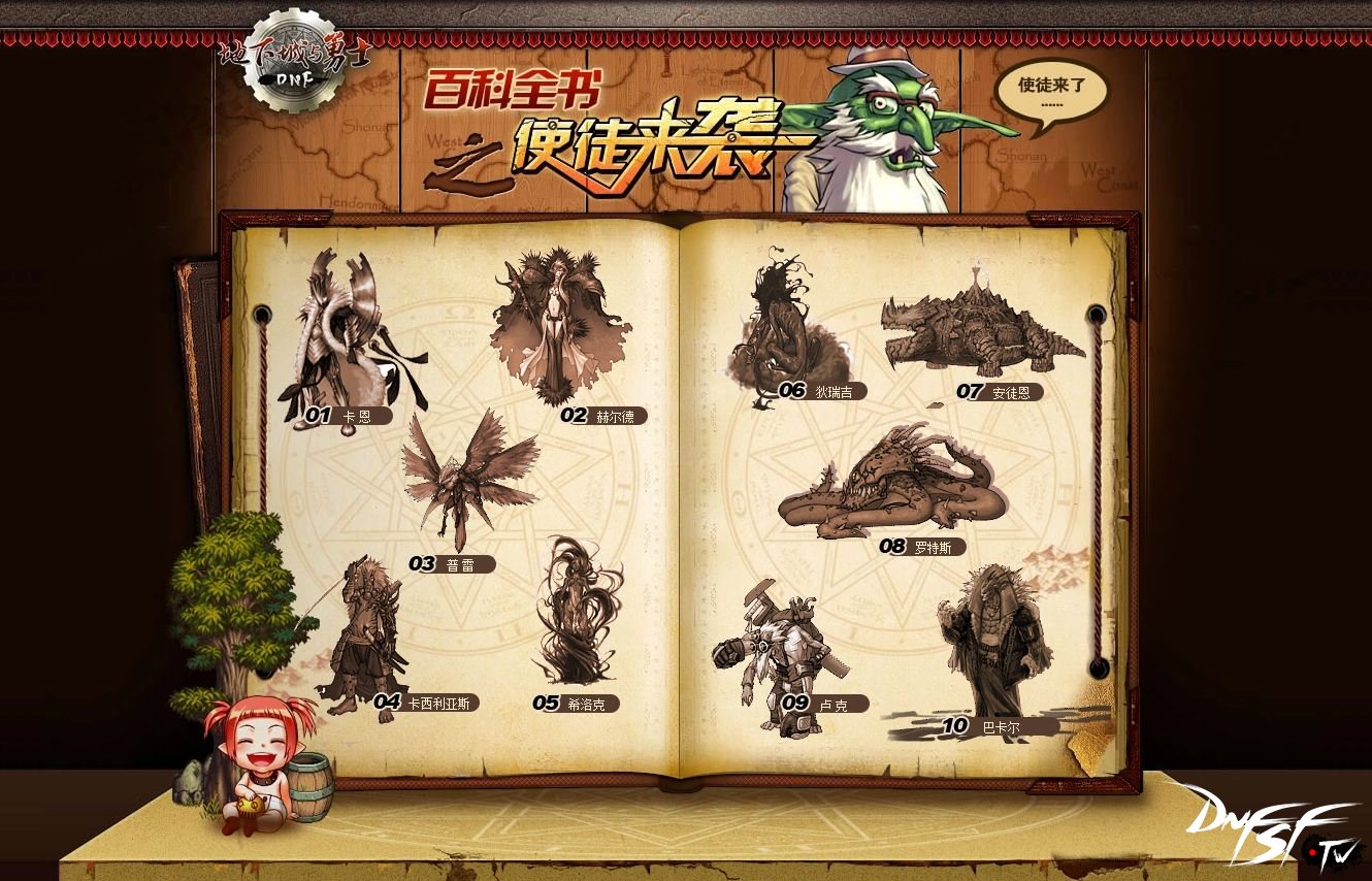 DNF百科全书之使徒来袭：12位使徒背景故事（附对应Q版头像） ... ...